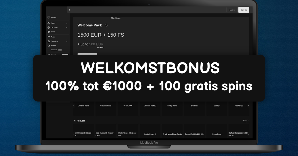 Starzino Casino welcome bonus